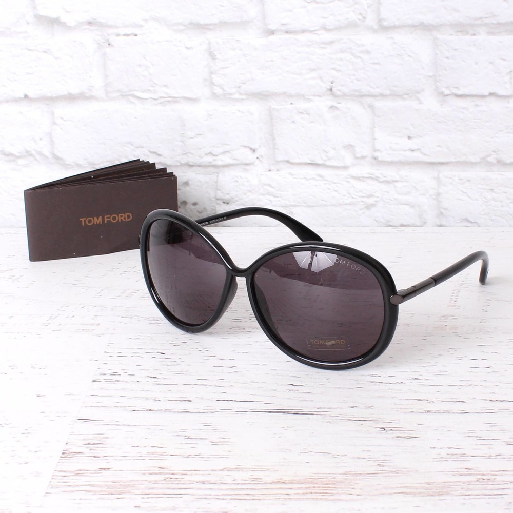 Tom Ford Sunglasses Women Black Round Frames Lens